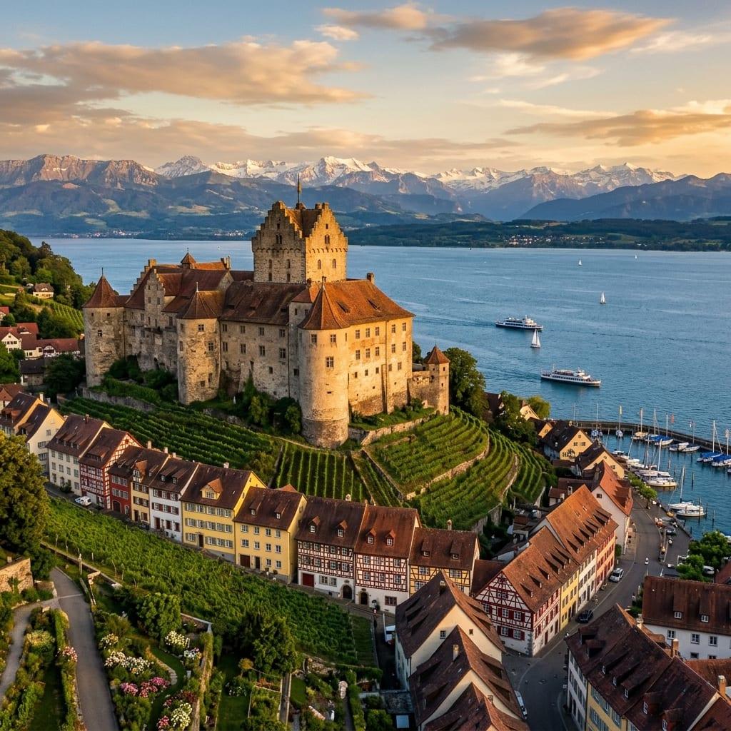 Meersburg zwischen Burg, Wein und See
