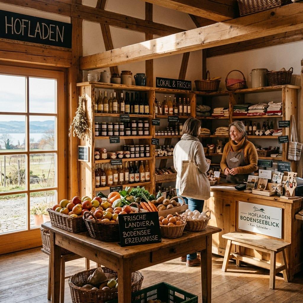 Hofläden am Bodensee: regional einkaufen