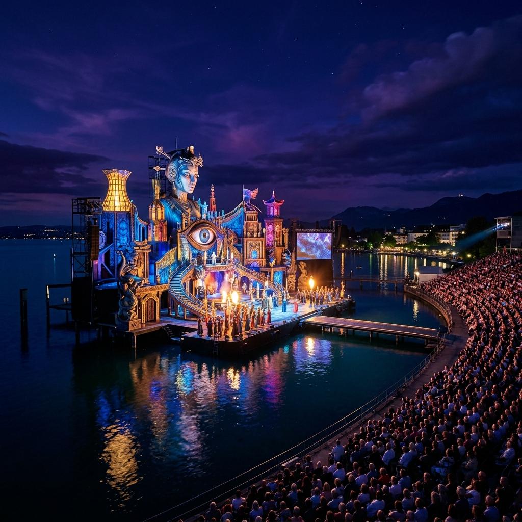 Bregenz: Pfänder-Panorama und Festspielabend