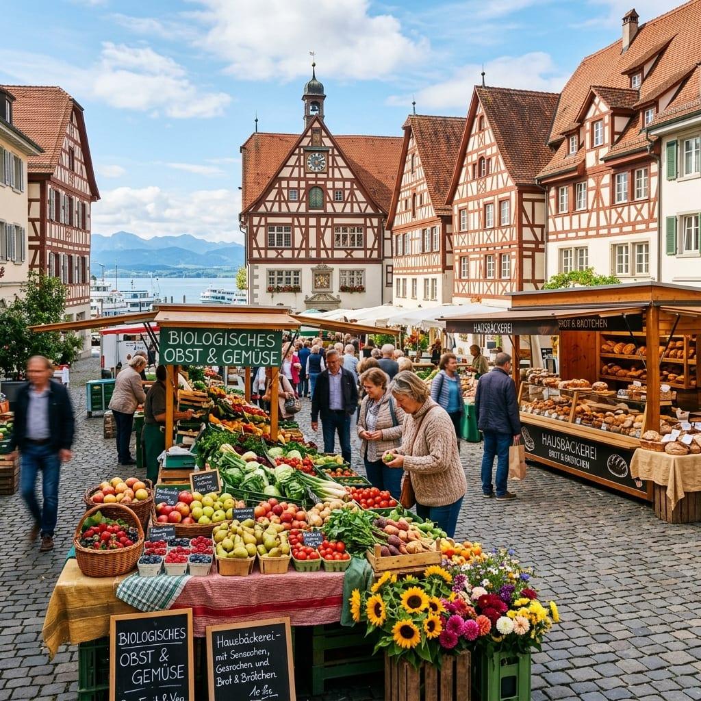 Wochenmärkte am Bodensee